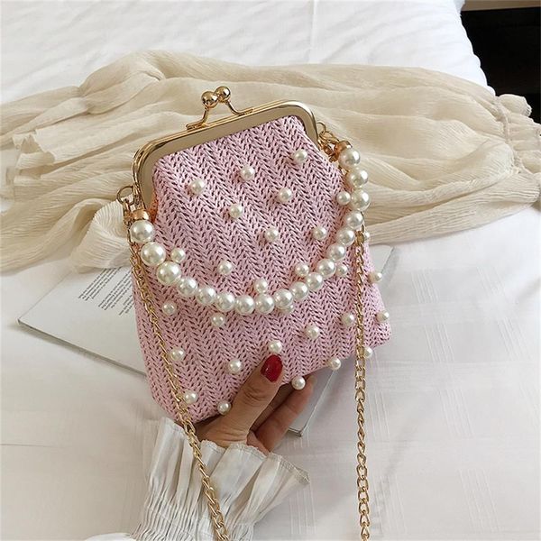 

women beach color matching woven bag burlap square bag messenger small square messenger bags bolsa feminina l26#, Red;black