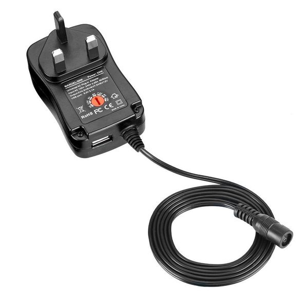 

uk universal acdc plug usb charger adapter supply 6tips 3v 4.5v 6v 7.5v 9v 12v professional made high quality