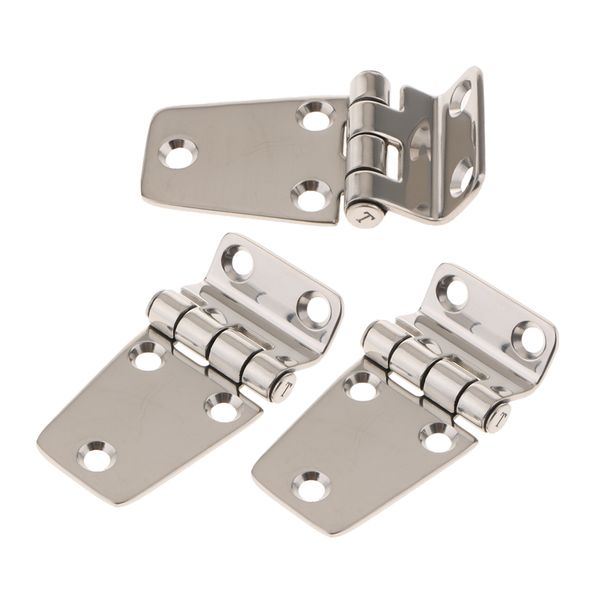 

3pcs marine grade 304 stainless steel short side door hinge for boats rv