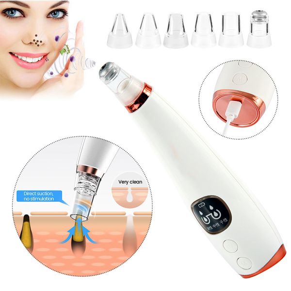 

blackhead remover facial cleaner deep pore vacuum acne pimple vacuum suction tool diamond beauty tool household spa skin care
