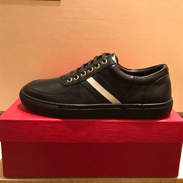 

superstar sport luxury loafers design brand designer flats genuine leather sneakers mens runners all casual shoes skateboard shoes, Black