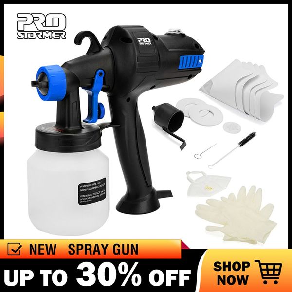 

prostormer 800ml handheld spray gun paint sprayers high power home paint gun flow control electric airbrush easy spraying