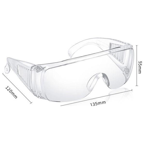 

newly clear transparent safety goggles eyes shield protective glasses anti infection splash ctn88