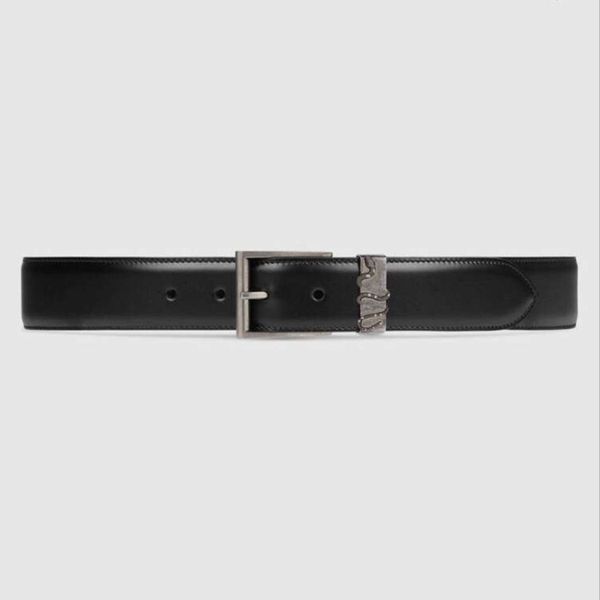 

luxury belts for men women leather belt brand tiger design needle buckle width 34mm with gift box 2020, Black;brown