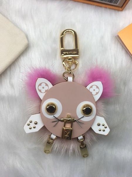 

chain m63093 pink new 2019 eclipse dragonne & m61950 facettes bag holder tapage charm key holders, Silver