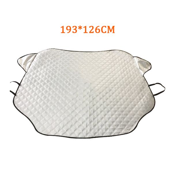 

magnetic winter universal snow cover sun shade front windscreen waterproof aluminum foil car windshield thickened anti uv