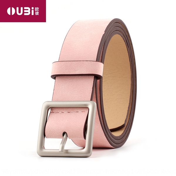 

square buckle all-match casual decorative and square buckle all-match casual women's belt decorative jeans and jeans belt women's, Black;brown