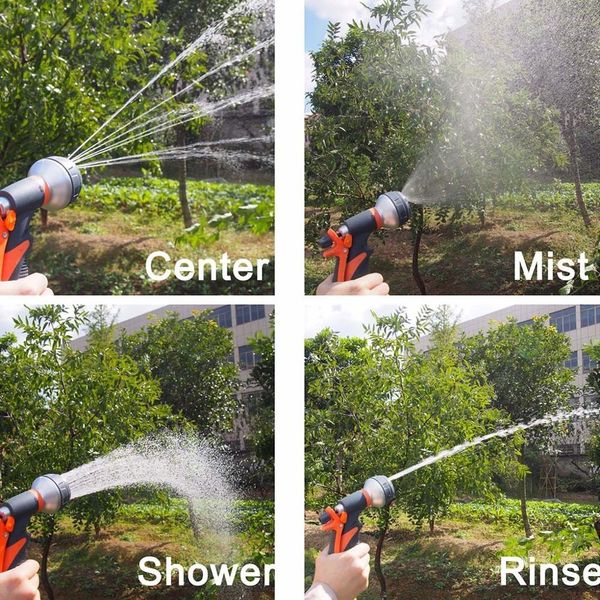 

high pressure garden washer car hose nozzle patterns anti-leak flow sprayer lawn sprinkle tools watering hose spray water gun 10