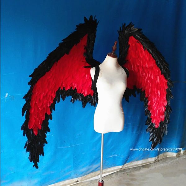 

высокое качество большого размера ceative реквизита игры black devil крылья красивые украшения подходят для grand event halloween bar easter