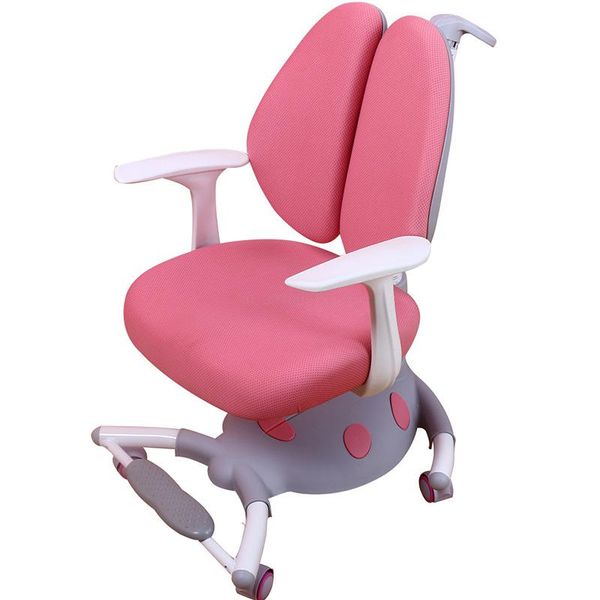 

ajustable height posture chairs for kids with wheels footrest breathable surface material soft padding special lumbar support
