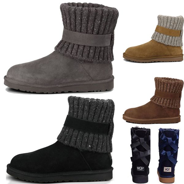 

wholesale fashion australia women winter boots chestnut black blue pink coffee classic fashion snow boot womens ankle knee boots 36-41