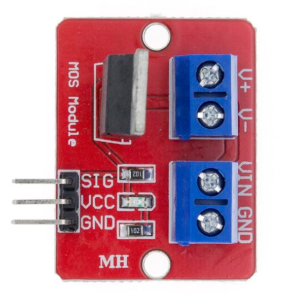 

0-24v mosfet button irf520 mos driver module for arduino mcu arm raspberry pi