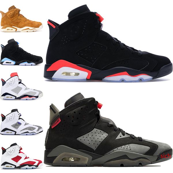 

2020 году мужчин черный инфракрасный 6 6с баскетбол обувь мужская юаней кармин "гаторейд" зеленый тинкер в формате unc спорт синий орео диза