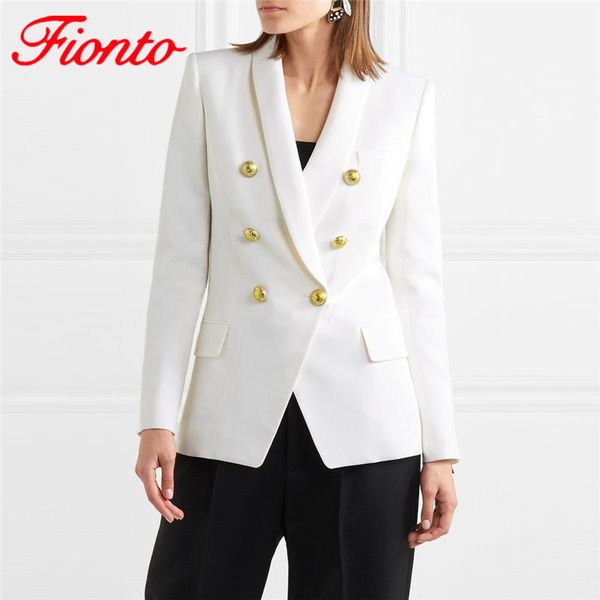 

2020 spring new casual women's small suit fashion long sleeve slim solid color suit jacket office lady outerwear rivets blazer, White;black