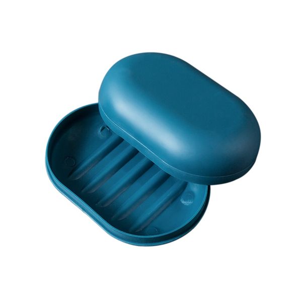 

travel soap box strong sealed soap dish case holder with lid leak-proof portable dish water-proof large candy color
