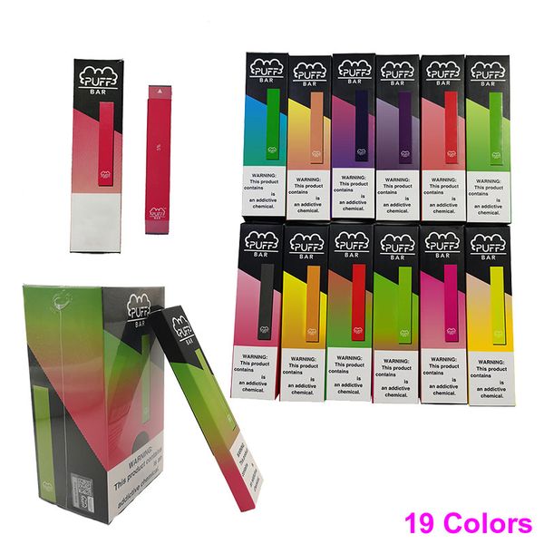 

20шт одноразовые Vape Pen СЛОЙКА BAR Предварительно заполненные Starter Kits Пустые авторучки стручки 280mAh аккумуляторная батарея 1,3 мл картриджи Упаковка E сигареты Puff Bars