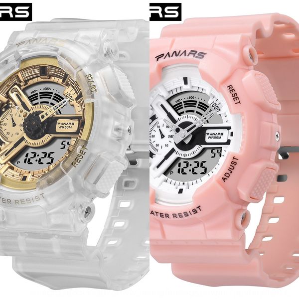 

ins wind electronic commemorative multifunctional waterproof sports watch student electronic watch academic style, Blue