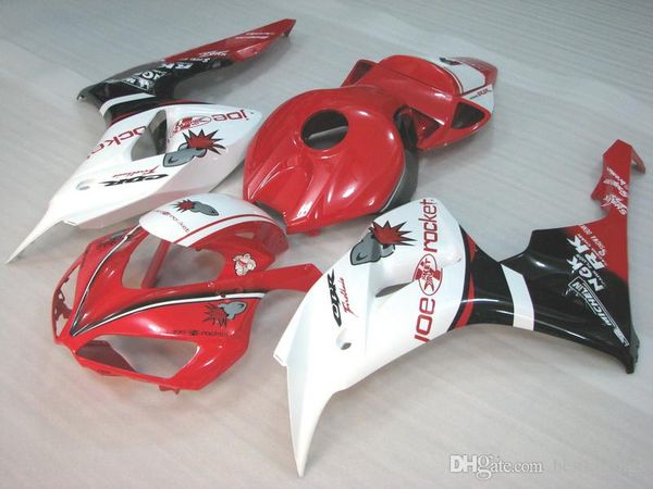 

oem injection molding fairings for honda cbr1000rr 2006 2007 red white black fairing kit cbr 1000 rr 06 07 gs12