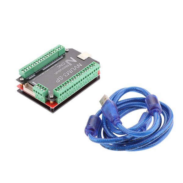 

3 axis 100khz usb mach3 motion stepper motor control card breakout board cnc nvum