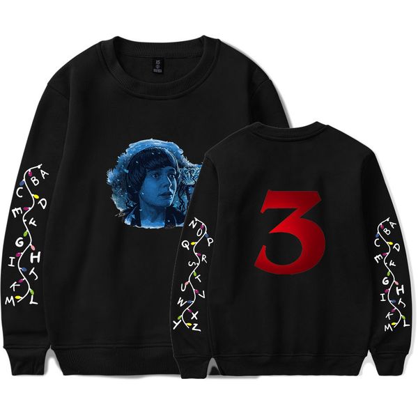 

autumn hoodies men women new printed sweatshirt hooded pullover long sleeve plus size oversized hoodie sweatshirt, Black