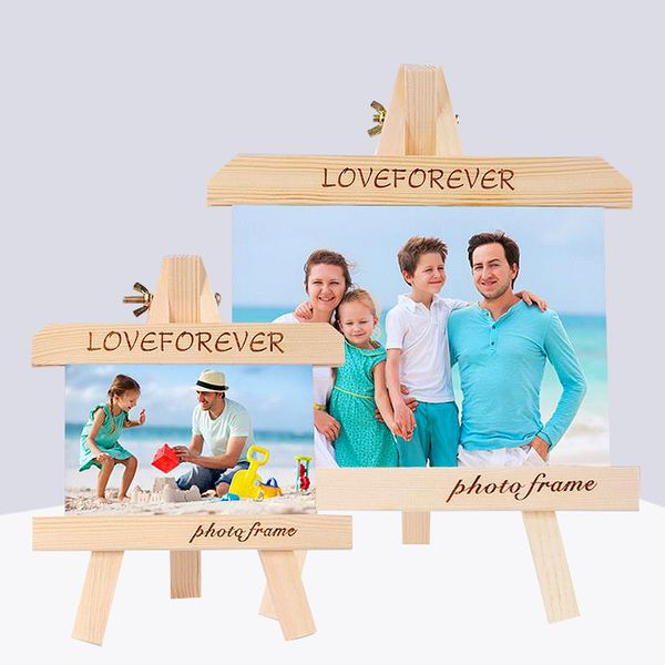 

solid wood frame creative small easel 5-a4-inch wedding veil pgraphy children's p tripod wooden stand decorative p f