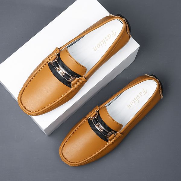 

new arrival loafers shoes for men discount men leather shoes plus size young casual handmade casual sneakers black