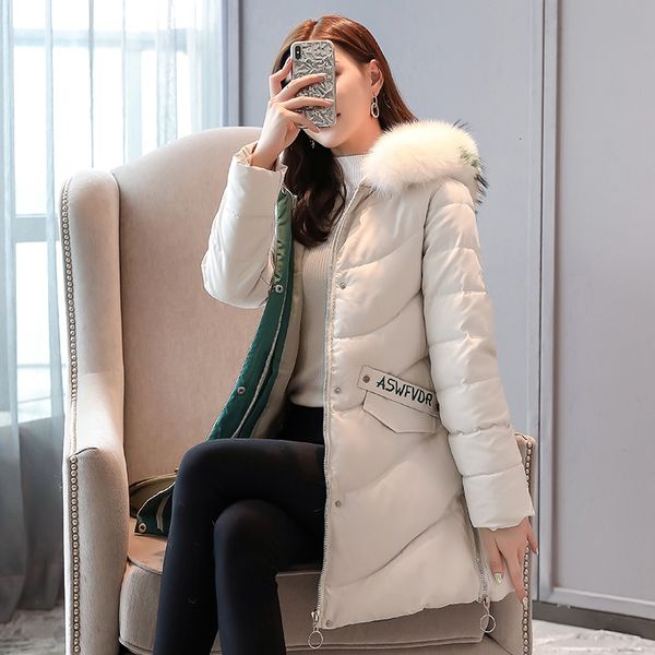 

cotton-padded jacket 2019 cotton-padded clothes woman easy back season special selling down cotton girls long fund thickening, Black