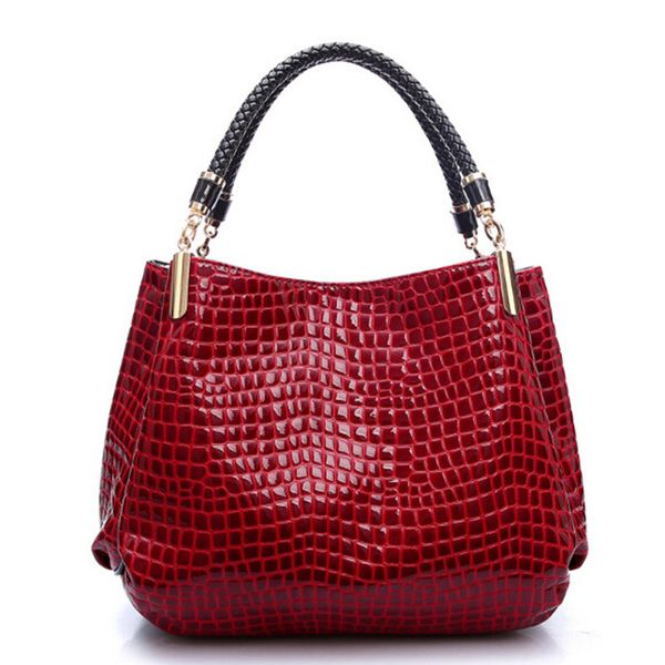 

famous designer brand bags womens leather handbags 2018 luxury ladies hand bags purse fashion shoulder bolsa sac crocodile t05