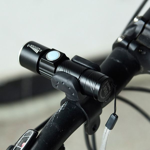 

usb rechargeable bicycle led bicycle light front headlight bike waterproof +holder small