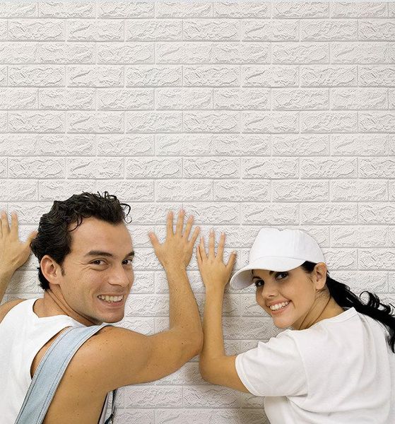 

3d wall stickers waterproof decor self adhesive wallpaper tv background for room bedroom 77*70 tile brick wall sticker