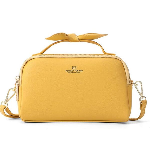 

высококачественный 2 молнии layers женщины сумочка мягкая кожа дамы лук дизайн сумки на ремне женщины посланника crossbody сумка bolsa sac