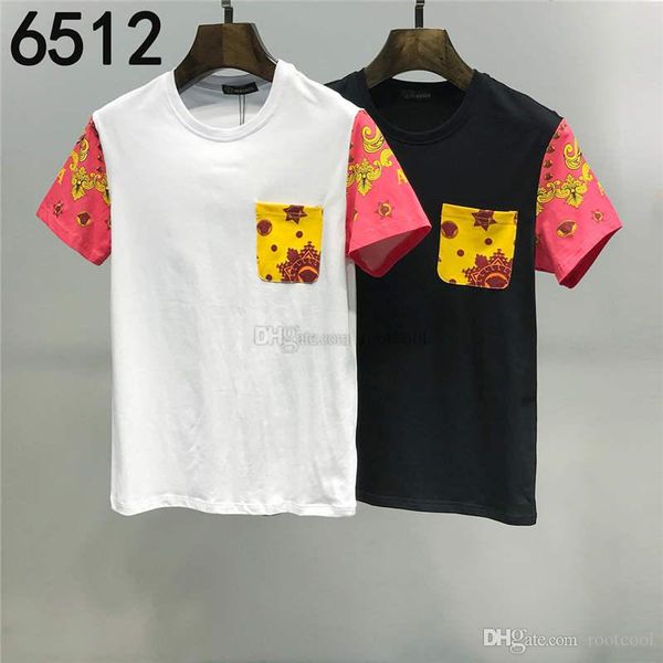 

2020 ss new arrival medusa clothing men's t-shirts print tees short sleeve m-3xl 6512, White;black