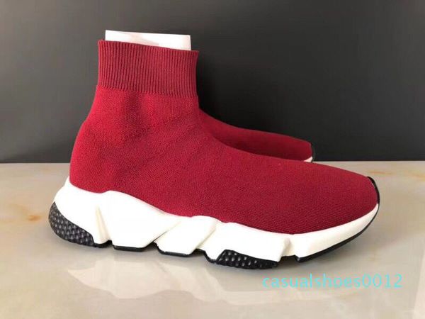 

hot 2017 новое прибытие мужчины носки обувь голеностопного простирания трикотажное роскошные тренеры лето мужчины owen повседневная обувь кв, Black