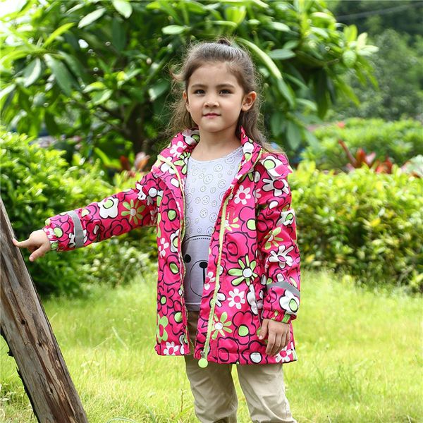 

waterproof windproof children outerwear baby girls jackets child coat warm polar fleece for 3-12t spring autumn winter, Blue;gray