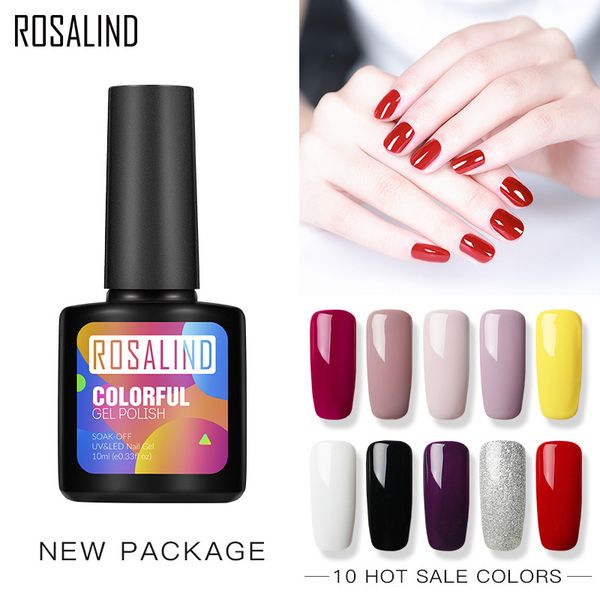 

rosalind solid color uv gel varnish nail polish manicure semi permanent hybrid nails art off prime white nail gel tslm2