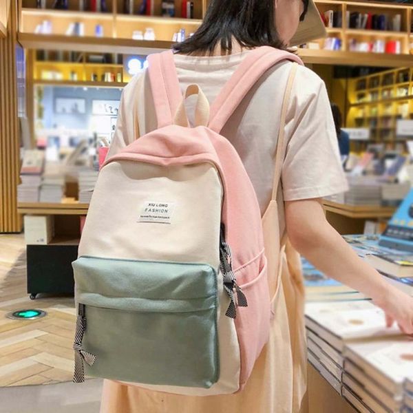 

женская сумка мода большой емкости компьютер студент рюкзак плечо mochila mujer mochilas femininas estilosas zaino donna