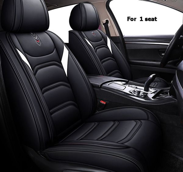 

car interior accessories front single-seat cover for sedan durable pu leather one-piece pront seat cover for suv