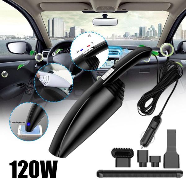 

автомобильный пылесос большой всасывающий портативный ручной влажный сухой авто пылесос аксессуары для интерьера автомобиля