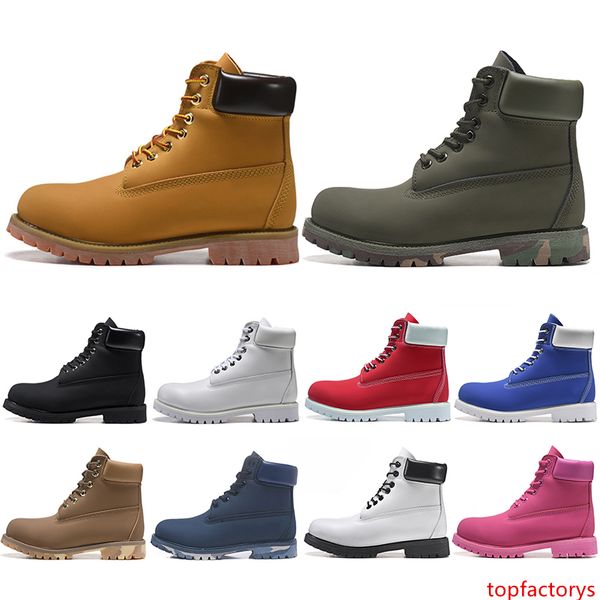 

luxury designer men women boots chestnut triple black white navy blue good quality fashion mens martin boot outdoor shoes size 36-45