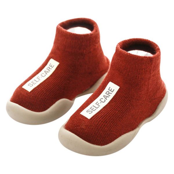 

унисекс детская обувь первая обувь детские ходунки малыш первый ходунки девочка дети мягкая резиновая подошва обувь вязать пинетки