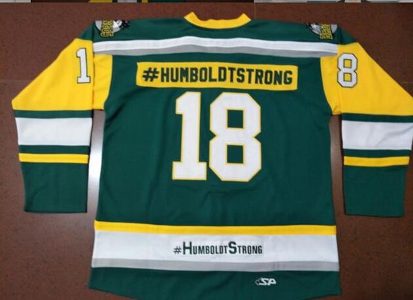 

Real men real full embroidery 18 humboldt bronco humboldt trong vintage hockey jer ey or cu tom any name or number jer ey