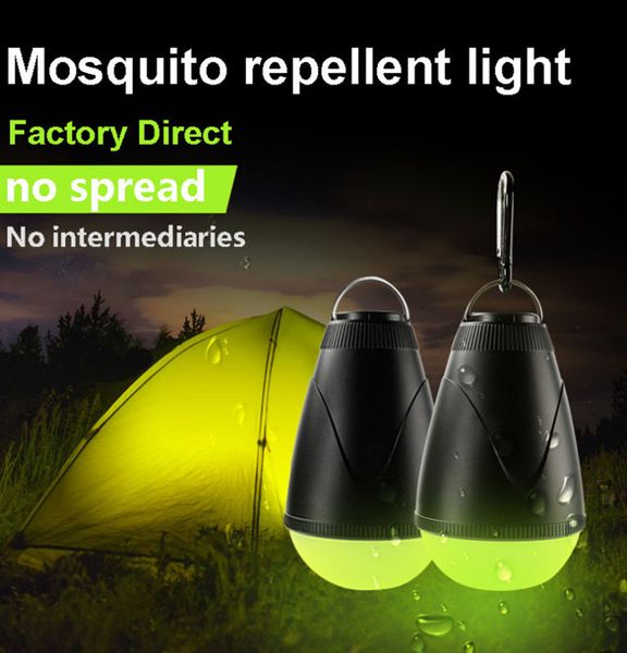 Grenzüberschreitende Explosion im Freien wasserdichtes LED-Campinglicht Tragbares Mückenschutz-Angellicht 5 ferngesteuerte Zelt-Nachtlichter