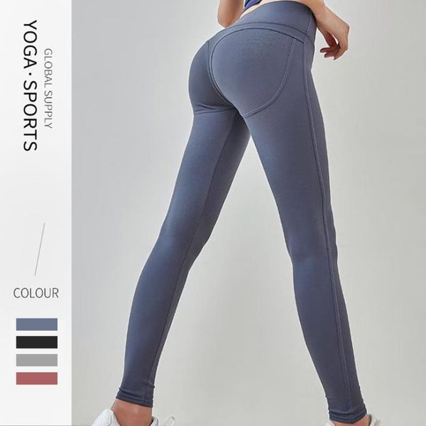 

peach hip yoga female tight elastic fitness pants quick-drying carry buttock high waist shorts fitness pants, White;red