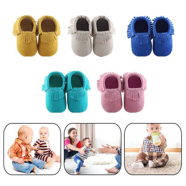 

infant tassel toddler shoes for boys and girls baby soft soled moccasins