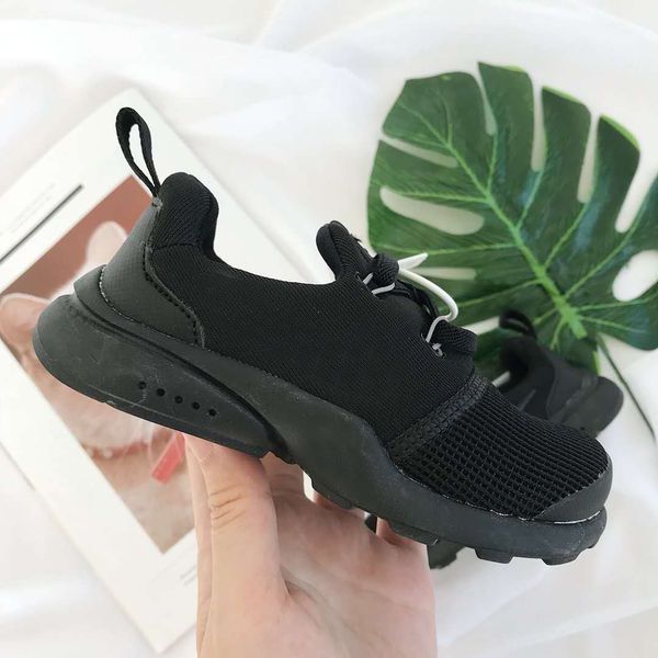 

sale kids sneakers presto 90 shoe children sports chaussures pour enfants trainers infant girls boys running shoes size 24-35, Black