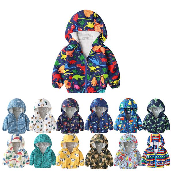 

Benemaker Spring Summer Rainbow Windbreaker For Girl Boy 17 Colors Baby Coats Children Jackets 2-8Y Kids Infant Outerwear YJ085