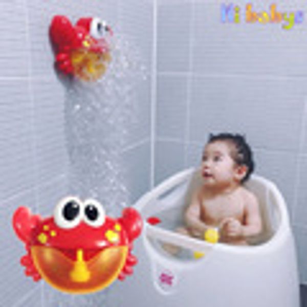 

Baby Bath Toys Bubble Crabs Toys For Children Funny Bath Music Bubble Maker Bathtub Pool Swimming Soap Machine Kids Bathroom