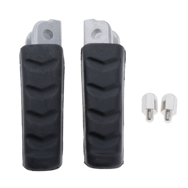

1 pair motorcycle rear footpegs foot rest pegs for bmw f800s f800st f800 r1200rs st - black
