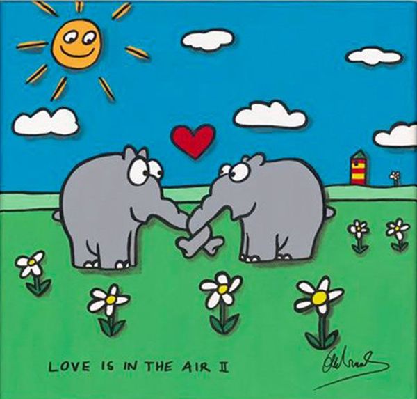 

отто waalkes - любовная air home decor / hd ремесла печати картина маслом на холсте wall art canvas картинки 191217