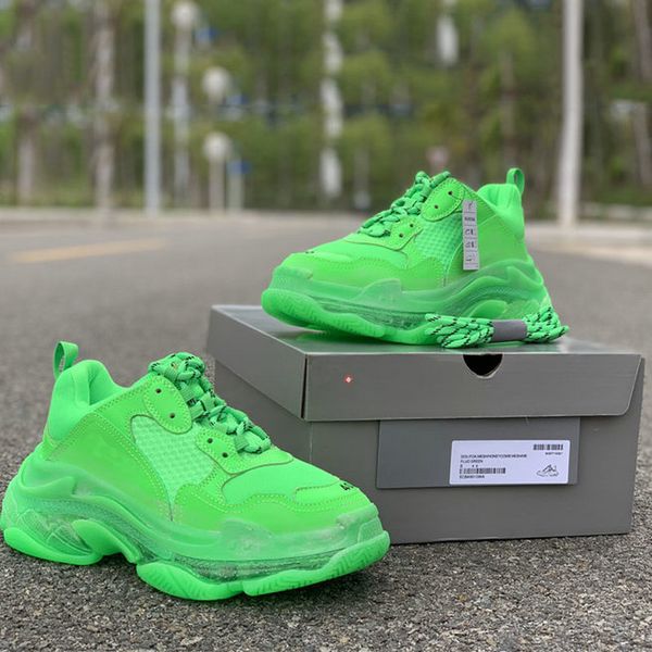 

2019 мода triple s папа обђв дизайнеѬкие мђжкие женкие Ѭойне  зеленм 17fw Ѭойне, White;red